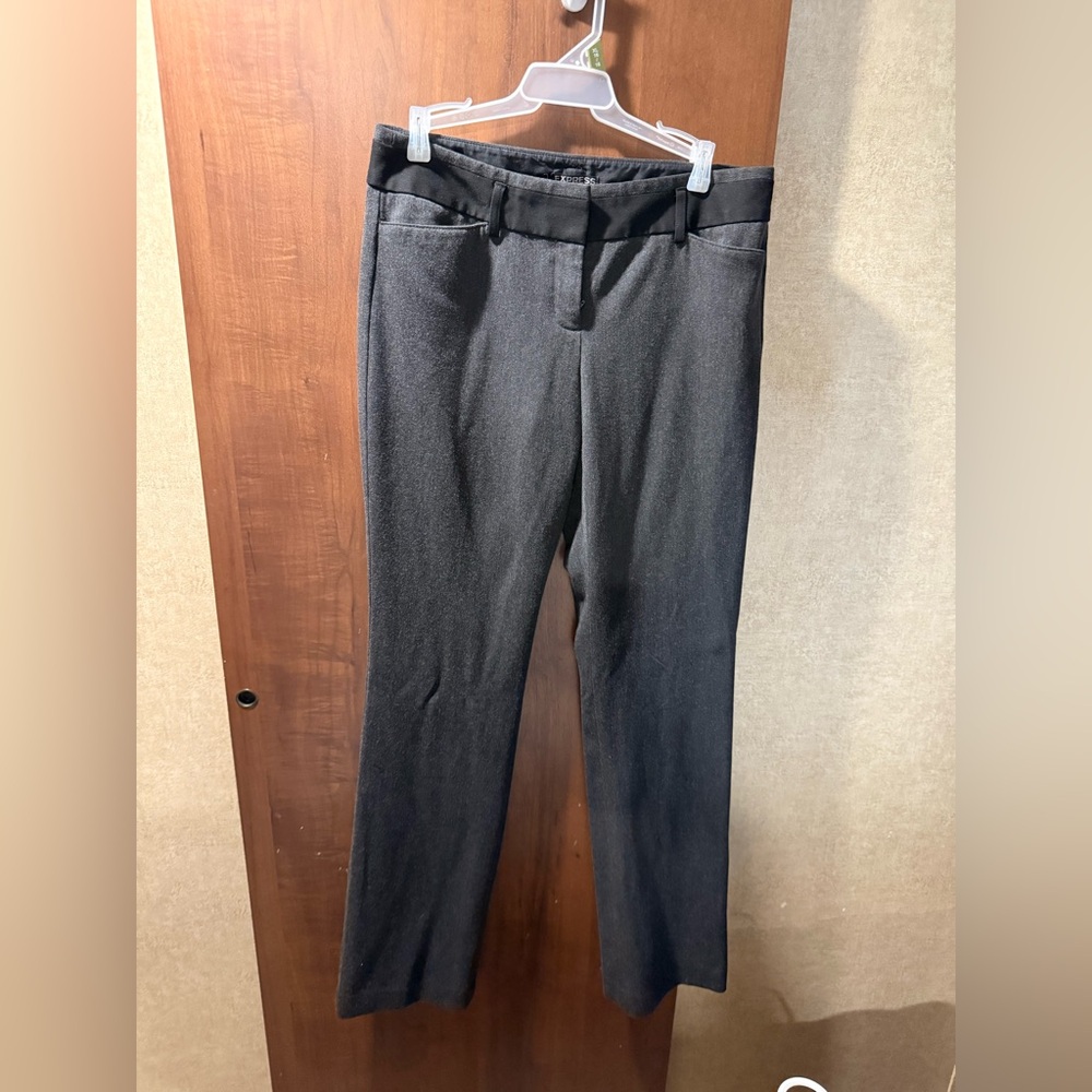 Editor Classic Grey Black Dress Pants 6Long